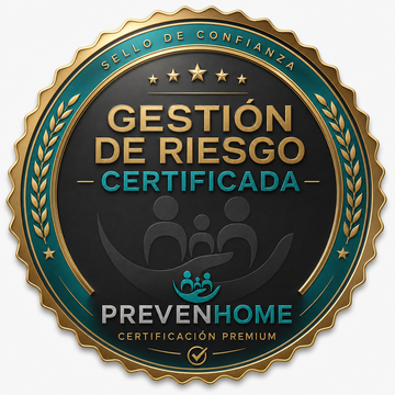Sello de garantía PrevenHome — Gestión de Riesgo Certificada